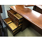 21x72x30 1/2” Cherry wood Kimball left pedestal credenza - some wear throughout 12/22/25