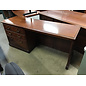 21x72x30 1/2” Cherry wood Kimball left pedestal credenza - some wear throughout 12/22/25