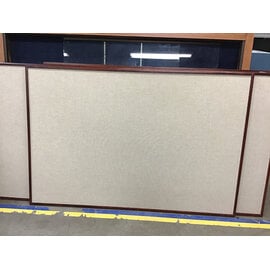 72x48” Beige surface cherry color trim corkboard 1/14/26