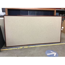 96x48” Beige surface cherry color trim corkboard 1/14/26