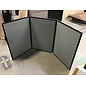 72x35 1/2” Quartet 3 panel folding display pin board with case 1/26/26