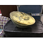 15” Brass color light fixture - untested, pulled from working environment 1/26/26