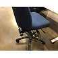 Navy blue cushioned adjustable desk chair - some wear, no arms 2/3/26