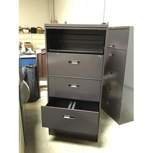18x30x64” Dark grey 5 drawer top sliding shelf lateral file cabinet 2/9/26