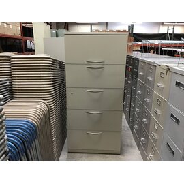 24x30x65 1/2” Beige 4 drawer top shelf lateral file cabinet 2/9/26