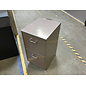 18x15x28” Tan metal 2 drawer vertical file cabinet - some wear 2/10/26