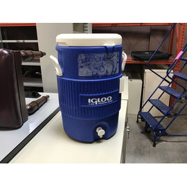 Blue Igloo 5 gallon water cooler with dispenser- used, very clean 2/17/26