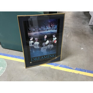 22x28” Dreaming ND basketball framed print 2/19/26