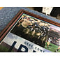 26 1/2x20 1/2” ND football framed print - some scuffs 2/20/26