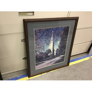 32x28” ND Basilica of the Sacred Heart framed print 2/20/26