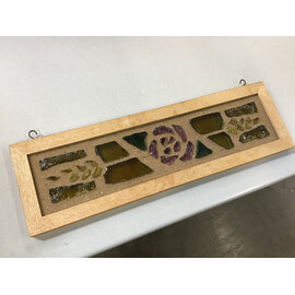 7 1/2x26” Gemstone framed art 2/24/26