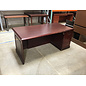 36x72x30” Cherry color right pedestal desk - wear throughout 3/2/26