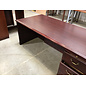 36x72x30” Cherry color right pedestal desk - wear throughout 3/2/26