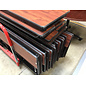 18x72x29” Wood laminate folding metal legs seminar table - some wear throughout 3/6/26