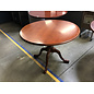 42” Light cherry wood round single pedestal table - light scuffs 3/24/26