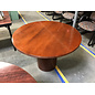 42” Light cherry color round table large pedestal- some wear throughout 3/24/26