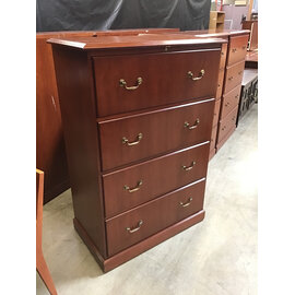20x36x53 1/2” Cherry wood 4 drawer lateral file cabinet (alternate use as dresser) 4/6/26