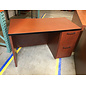 24x48x29” Cherry color laminate 2 drawer right pedestal desk 4/6/26