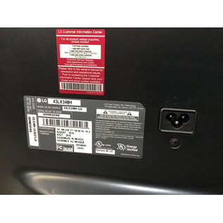 LG 43” 43LX34OH-UA TV - No remote or stand 4/17/26