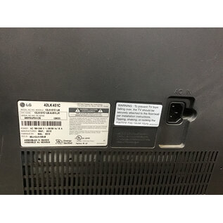 LG 42” 42LK451C-UB TV - No remote or stand 4/17/26