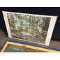 36x24” Courtyard nature scene framed print 4/29/26