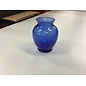 6” Tall Blue glass wide mouth vase 4/29/26