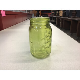 Green quart size mason jar 4/29/26