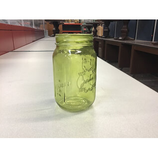 Green quart size mason jar 4/29/26