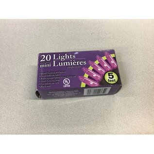 5’ strand purple mini lights 4/29/26