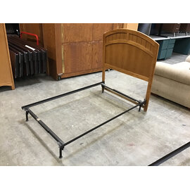 Twin size wood headboard and bed frame 5/8/26