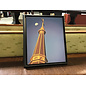23x27” Sacred Heart Basilica steeple and moon framed canvas print 6/25/26