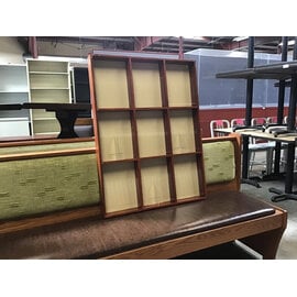 29x38” Wood frame hanging paper/brochure organizer 6/25/26