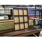 29x38” Wood frame hanging paper/brochure organizer 6/25/26
