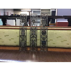 5x26” Metal wall hanging decorations - set of 3 6/26/26
