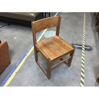 Sled base frame wood chair - some wear 9/22/27