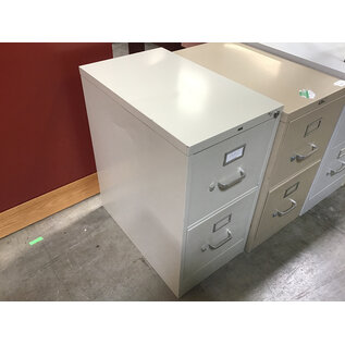 25x15x29” Beige Hon 2 drawer metal file cabinet 7/7/26