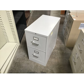 25x15x29” Lt grey Hon 2 drawer metal file cabinet 7/7/26