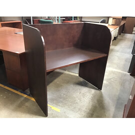 27x48x48” Dark wood laminate study carrel 7/7/26