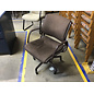 Brown metal frame cushioned desk chair 7/7/26