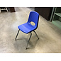 Blue plastic stacking chair 7/7/26