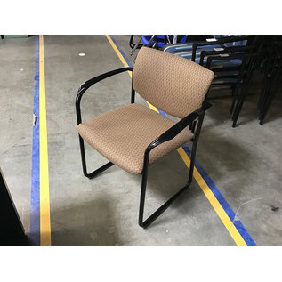Beige pattern Steelcase Player side chair 7/7/26