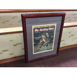 18 1/2x22 1/2” Adrian Dantley 1976 framed magazine cover 7/8/26