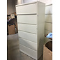 20x36x75” White metal 6 drawer lateral file cabinet 7/10/26