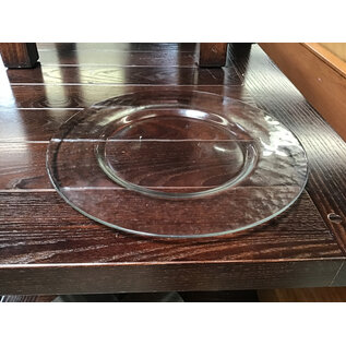 13” Glass dinner plate 7/10/26