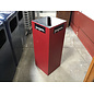 15x15x38” Red metal waste bin 7/13/26