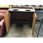 26x50x41” Double trash bin cabinet on castors - no bin included 7/14/26