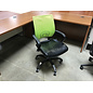 Light green mesh back black vinyl seat adjustable height desk chair 7/15/26