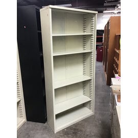 12x36x78” Beige metal bookcase 7/17/26
