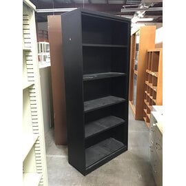 15x36x80” Black metal bookcase 7/17/26