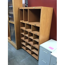 20x39x65” Wood mail sorter / cubby unit 7/17/26